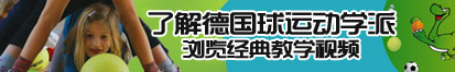 几把插逼视频污污了解德国球运动学派，浏览经典教学视频。